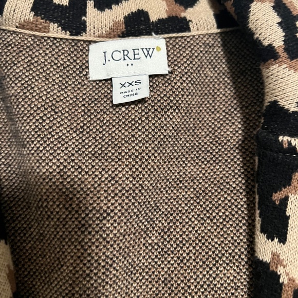J.CREW Leopard sweater-blazer - Picture 4 of 9